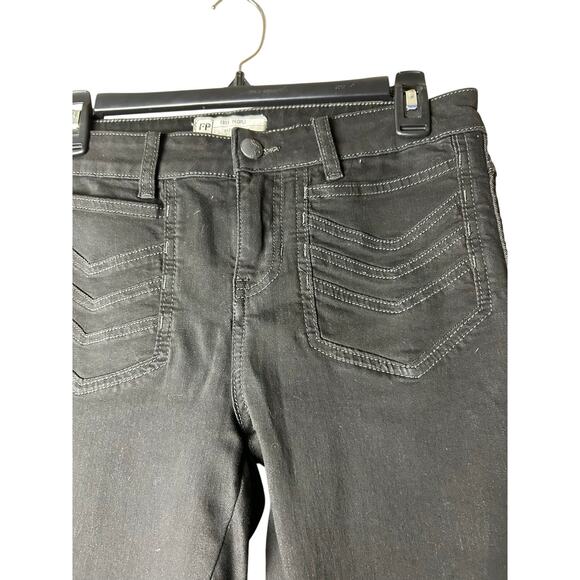 Free People Low Rise Bell Bottom Jeans Size 28 - Picture 4 of 8